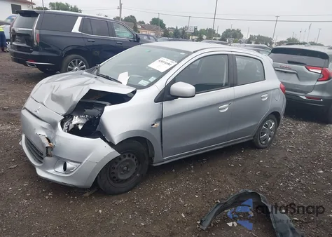 2015 Mitsubishi Mirage De/Rf from USA, damaged, VIN ML32A3HJ5FH031441